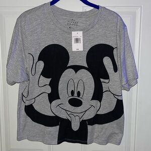 Mickey Mouse NWT crop top size Large